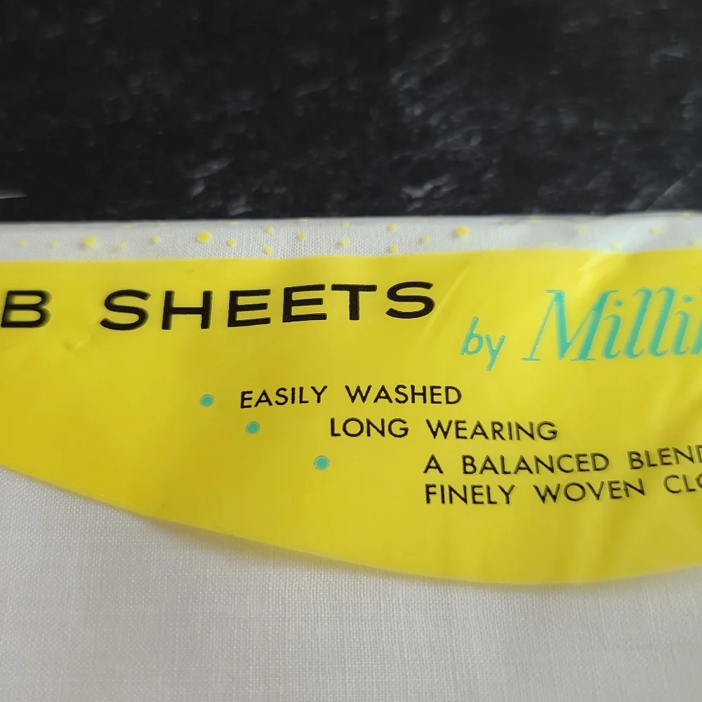 Vintage Milliken Fitted Crib Sheet